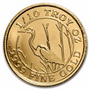 1/10 oz Gold Round - Crane